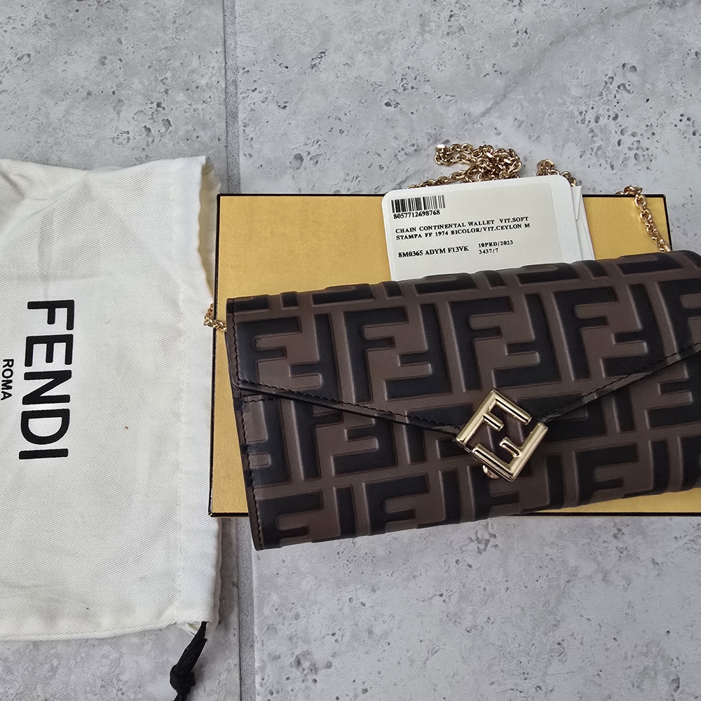 Fendi FF  Continental With Chain